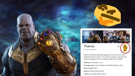 thanos snap easter egg|There's a Thanos.